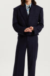 SAMUEL GUI YANG MW SIR Wool Jacket MWAW22BL04-1 Navy Blue